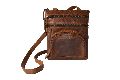 Pure Leather Solid genuine leather men sling bag