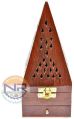 Wooden Temple Cone Incense Stick Burner