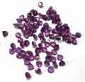 Natural Rhodolite Garnet Faceted Heart Loose Gemstones