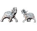 Silver Lucky Wealth Elephant Statue