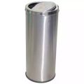 Silver Round Royal 24x10 inch stainless steel swing dustbin