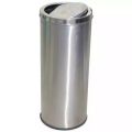 Silver Round Royal 28x12 inch stainless steel swing dustbin