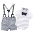 Plain baby boy gentleman outfits suit