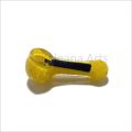 Dichronic Peanut Smoking Pipe Yellow color
