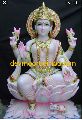 Available In  Many Different Colors Printed Marble Laxmi Mata Statue