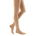 Beige Plain thigh compression stocking