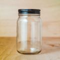 Borosilicate Glass Custom Transparent Plain glass jar