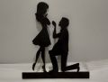 Proposing Couple Figurine