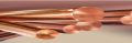 Round Brown Polished copper rods