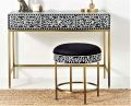 Hallway Console Table Moroccan Style Living Room Bone Inlay Console Table
