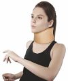 Polyester Brown Plain cervical support collar