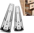 Aluminum Cold Rolled Steel Mild Steel Rectangle Metalic Polished Ball Bearing Drawer Slides