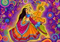 Gujarati Dandiya Fest Painting