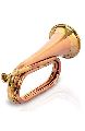 ARB Professional Copper Bugle for Marching/Scouts/Home Decor