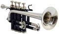 Brass Black-Silver New Polished arb professional silver-black piccolo trumpet
