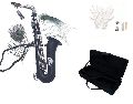 Rmze Professional Alto Brass Black-Silver Saxophone