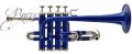 Rmze Professional Blue-Silver Piccolo Trumpet