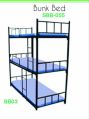 SHSC MS Structure Rectangular Blue and Black Paint Coated triple bunk bed