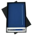 Panazone Corporate Blue Black Paper PU Leather leather pen diary