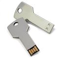 Silver Panazone Corporate metal key shape usb pen drive