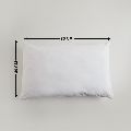 White Polyfill standard Bed Pillow