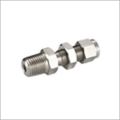 Stainless Steel Coated compression bulkhead male connector