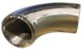 Stainless Steel Round Metallic Coated compression fabricated elbow