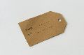 Brown paper clothing labels