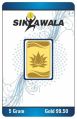 Sikkawala Lotus 99.50 Gold Bar 5 Gm