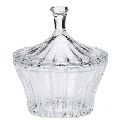 Decorative Glass Bowl with Lid