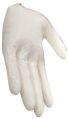 White nitrile examination gloves