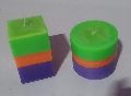 Paraffin Wax 8 Inch multicolor round square shape scented candle