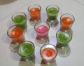 Paraffin Wax Multicolor votive shot glass candle