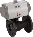 1 Piece IC Flanged End Ball Valves With ISO Mounting Pad