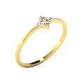 DR-486 Gold and Diamond Ring