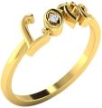 DR-515 Gold and Diamond Ring