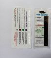 RSSW PVC artificial insemination thawing temperature card
