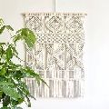 Natural/customized color hd-wh2 macrame wall hanging