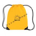Available in Different Color Plain polyester drawstring backpack