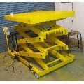 Yellow Mild Steel forcelift scissor lift