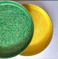 Hand Embossed Enamel Trays