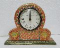 Multicolor Wooden Antique Clock