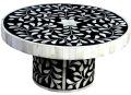 Mother of Pearl Inlay Cake Stand