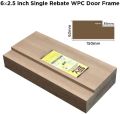 6x2.5 Inch Single Rebate WPC Door Frames
