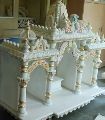 Creamy White Plain Printed New Non Polished Polished Vinayak Art and Marble Glossy All Solid marble marble temple