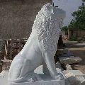 Handicraft Lion Marble Statue