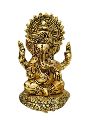 Metal Four Hand Ganesha Statue