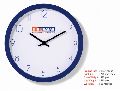 White pp Plastic Wooden Promotional Wall Clock