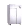 Stainless Steel Rectangular Polished 220V four door vertical refrigerator