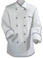 White Plain Full Sleeve hotel chef coat